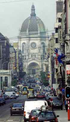 Street Scene In Brussels